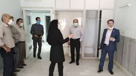  حضور معاون درمان و رئیس اداره پرستاری دانشگاه در بیمارستان ولایت دامغان